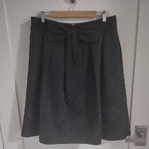 Elegant Black Bow Skirt